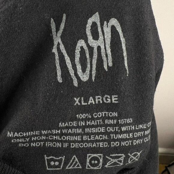 Korn - Follow The Leader T-Shirt  - Size XL Band Tee - Black - Picture 5 of 5